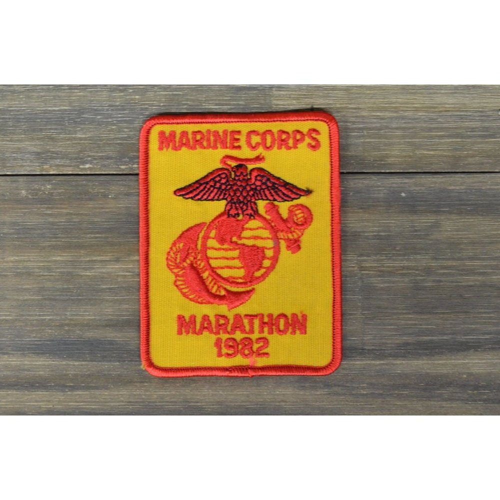 1982 Marine Corps Patch Embroidered Insignia Mara… - image 1